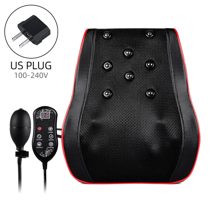 Premium Shiatsu Back Massager Pillow 3D Kneading Neck and Shoulder Massager with Heat Full Back Massage Cushion for Neck Back Waist Relaxation