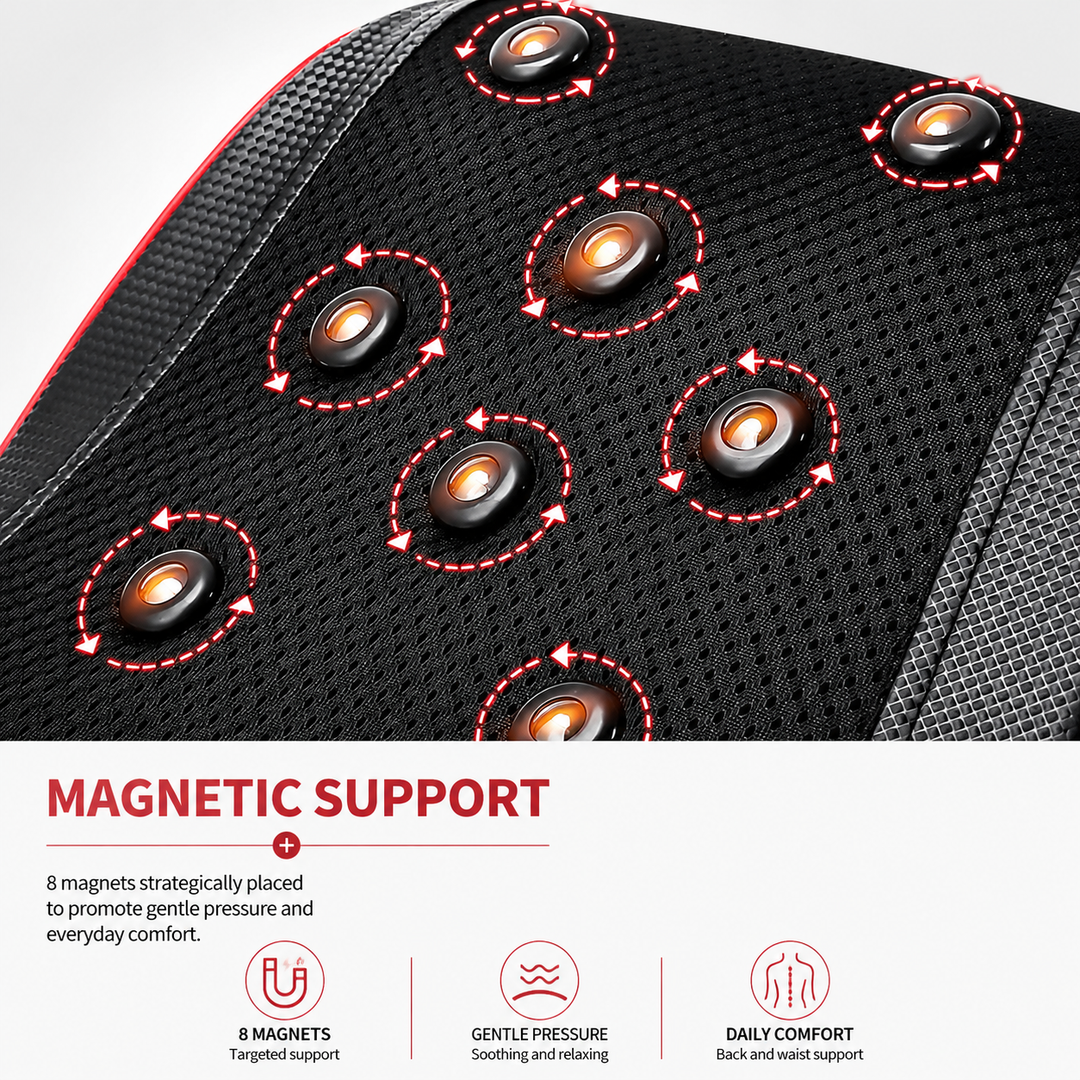 Premium Shiatsu Back Massager Pillow 3D Kneading Neck and Shoulder Massager with Heat Full Back Massage Cushion for Neck Back Waist Relaxation