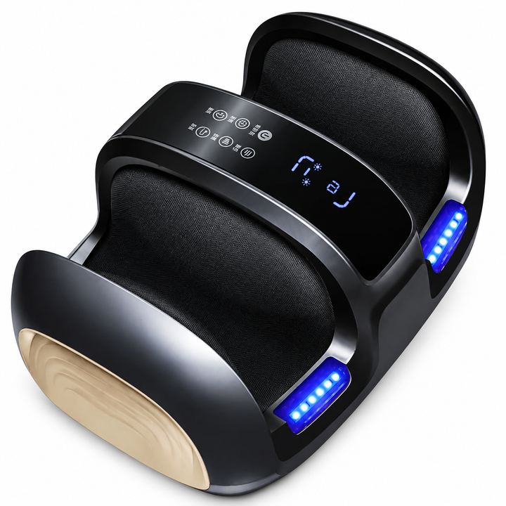 Premium Shiatsu Foot Massager with Heat Deep Tissue Kneading Foot and Calf Massager Machine for Circulation Support Muscle Recovery Electric DevicePro