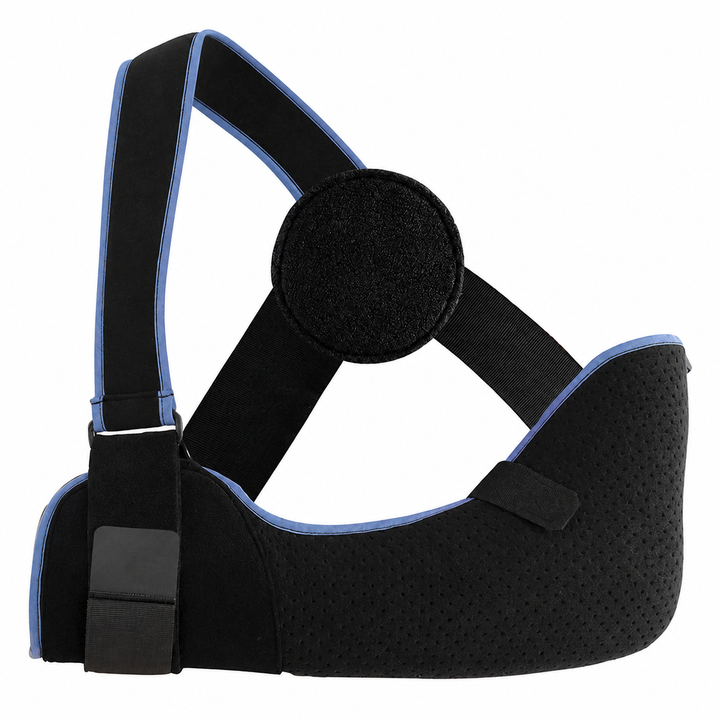 Premium Shoulder Abduction Sling Support Pillow Immobilizer Recovery Brace Ventilated Mesh Adjustable Shoulder Injury Support with Grip Ball Therapy Universal Fit