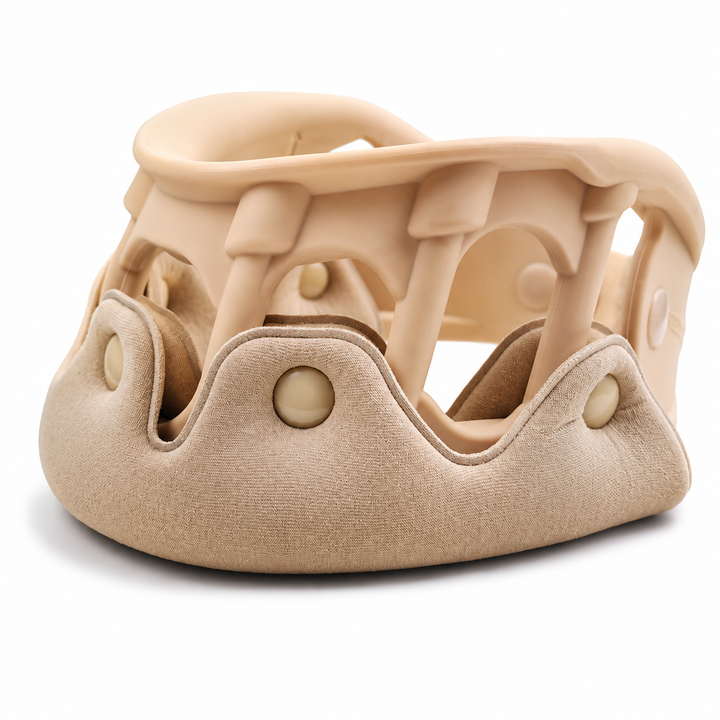 Premium Silicone Cervical Neck Support Brace Breathable Waterproof Adjustable Posture Neck Collar Pain Relief Support for Neck Comfort Sizes S M L