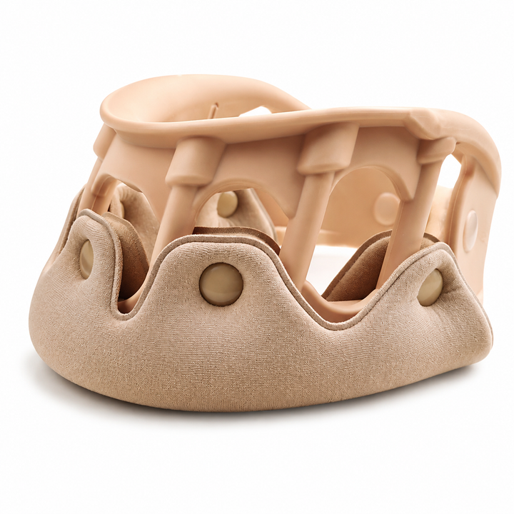 Premium Silicone Neck Brace Adjustable Support Collar Waterproof Breathable V Shape Neck Support Sizes S M L XL Ergonomic Daily Use Comfort Device