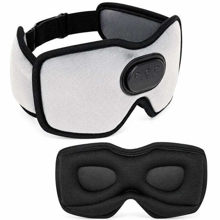 Premium Sleep Headphones Eye Mask Bluetooth 3D Blackout Sleeping Mask Wireless Audio 10H Playtime Side Sleeper Comfort Travel Nap Relaxation Mask