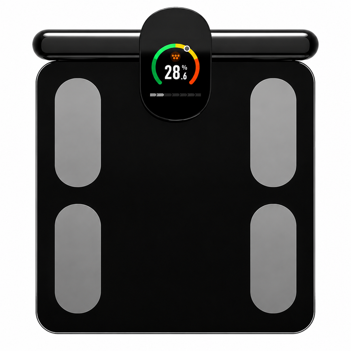 Premium Smart Body Composition Scale 8 Electrode Bioimpedance Body Fat Analyzer Digital Weight Scale BMI Muscle Water Bone Mass Smart App Bluetooth Home Use