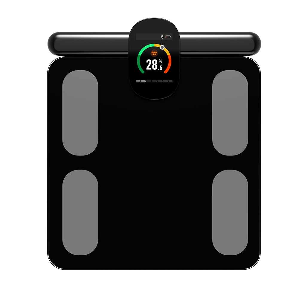 Premium Smart Body Composition Scale 8 Electrode Body Fat Analyzer Bioimpedance Digital Weight BMI Muscle Water Bone Mass Bluetooth App Home Use
