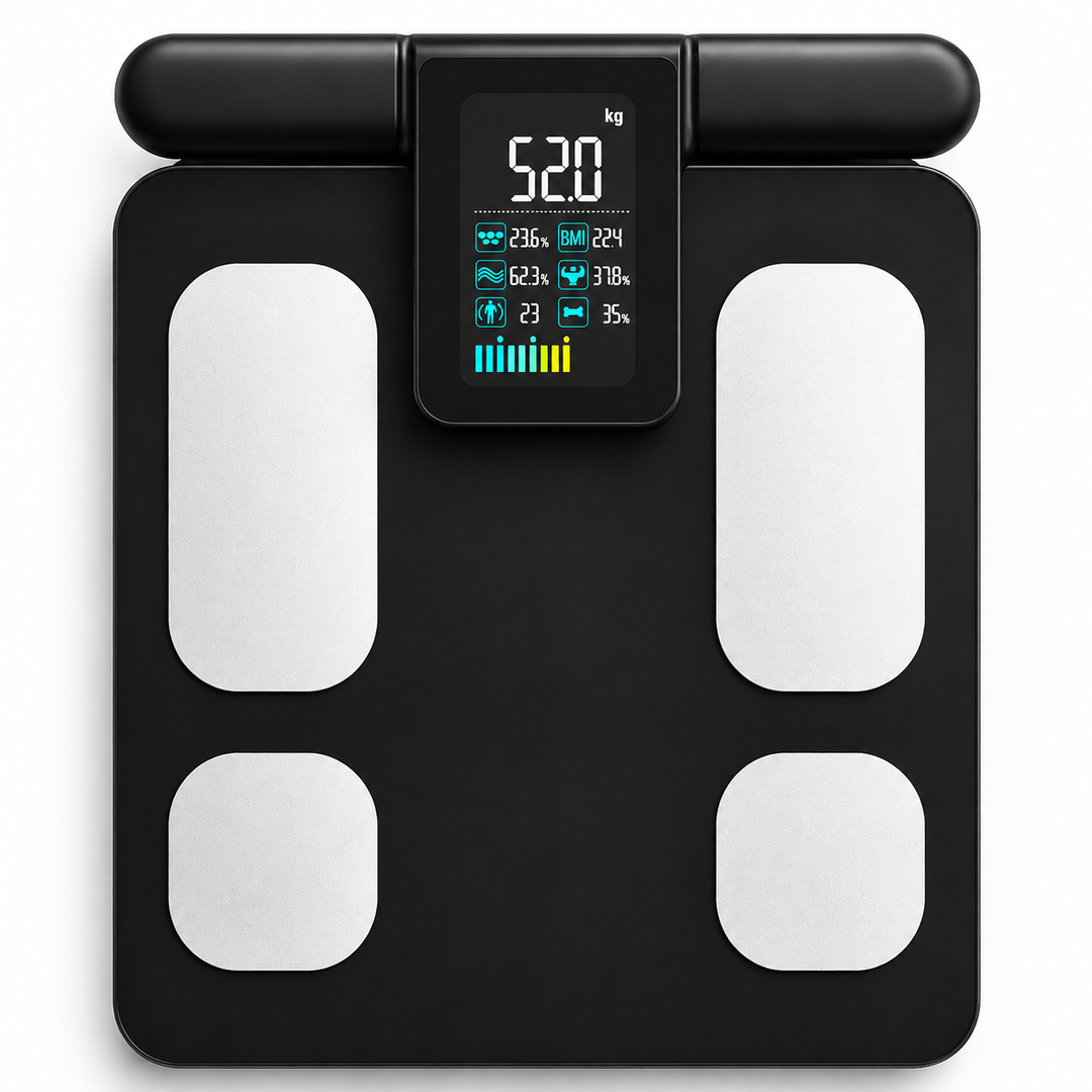 Premium Smart Body Composition Scale 8 Electrode Body Fat Analyzer Digital Weight Scale Bluetooth App Sync Fitness Tracker 180kg Home Use Device