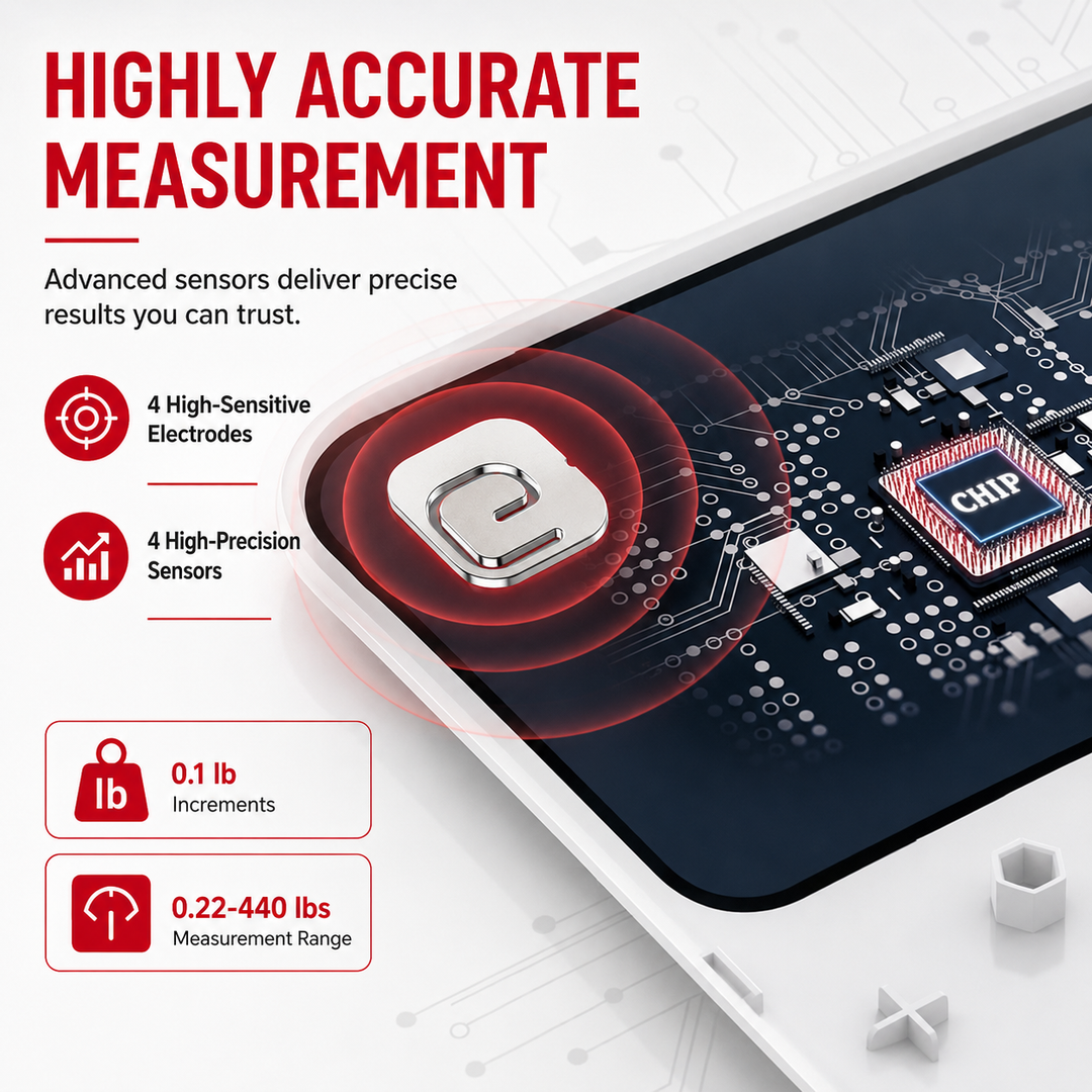 Premium Smart Body Fat Scale Digital Weight Scale Heart Rate Monitor TFT Display BMI Body Composition Analyzer Multi Language Health Tracker