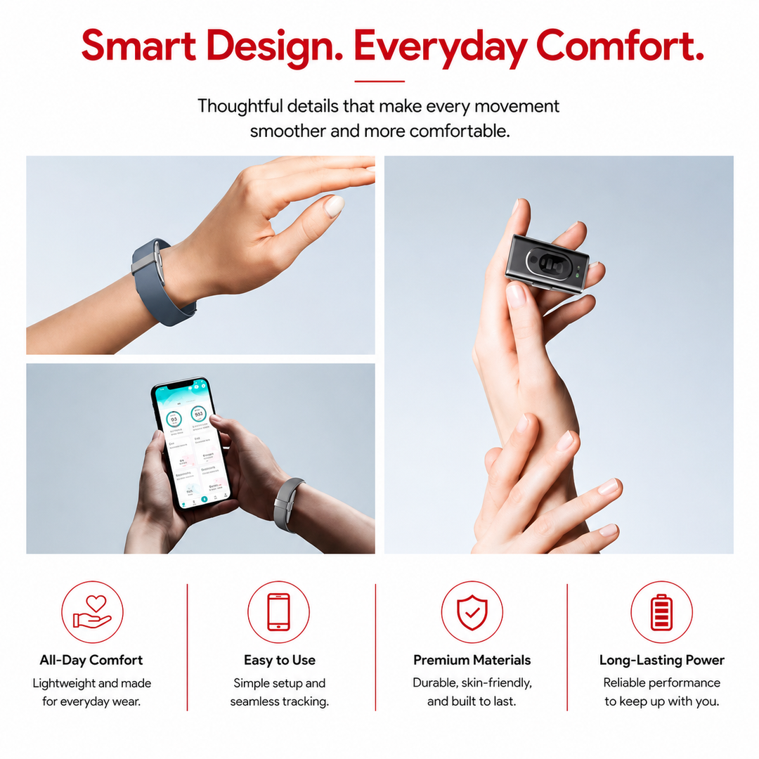 Premium Smart Fitness Tracker Bracelet Heart Rate Blood Pressure Monitor Pedometer Activity Tracker Sport Watch Men Women Bluetooth Health Smart Band