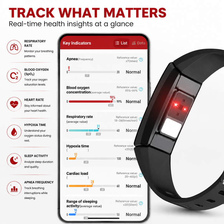 Premium Smart Fitness Tracker ECG HRV Analysis Heart Rate Monitor IP68 Waterproof Smartwatch Sleep Activity Tracker for Android iOS Devices