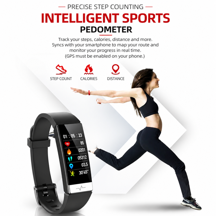Premium Smart Fitness Tracker ECG HRV Analysis Heart Rate Monitor IP68 Waterproof Smartwatch Sleep Activity Tracker for Android iOS Devices