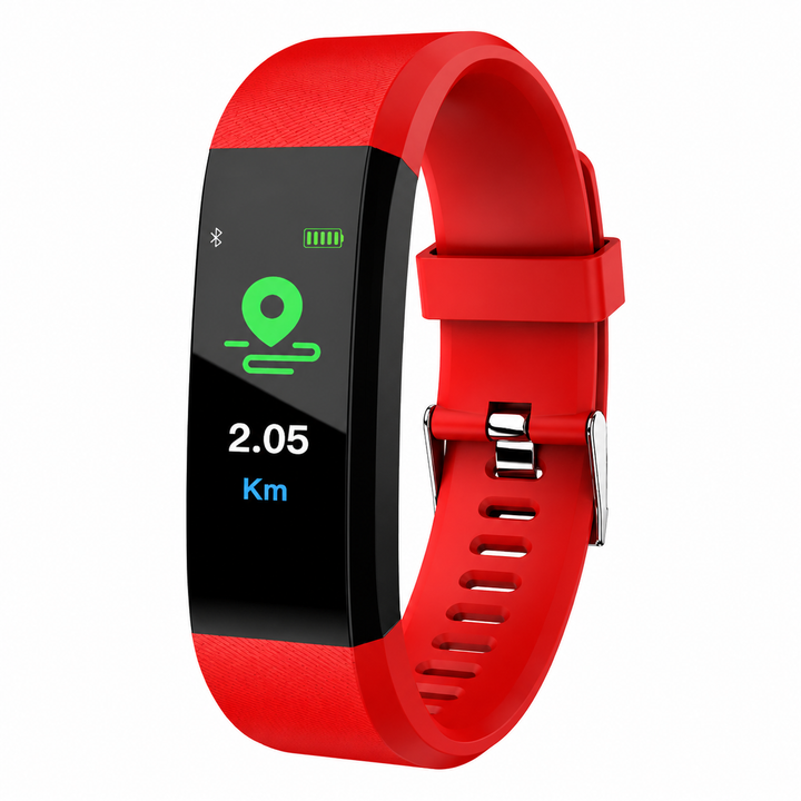 Premium Smart Fitness Tracker Heart Rate Blood Pressure Monitor Activity Sleep Tracker Bluetooth IPX7 Waterproof Call SMS Alert Wearable Watch