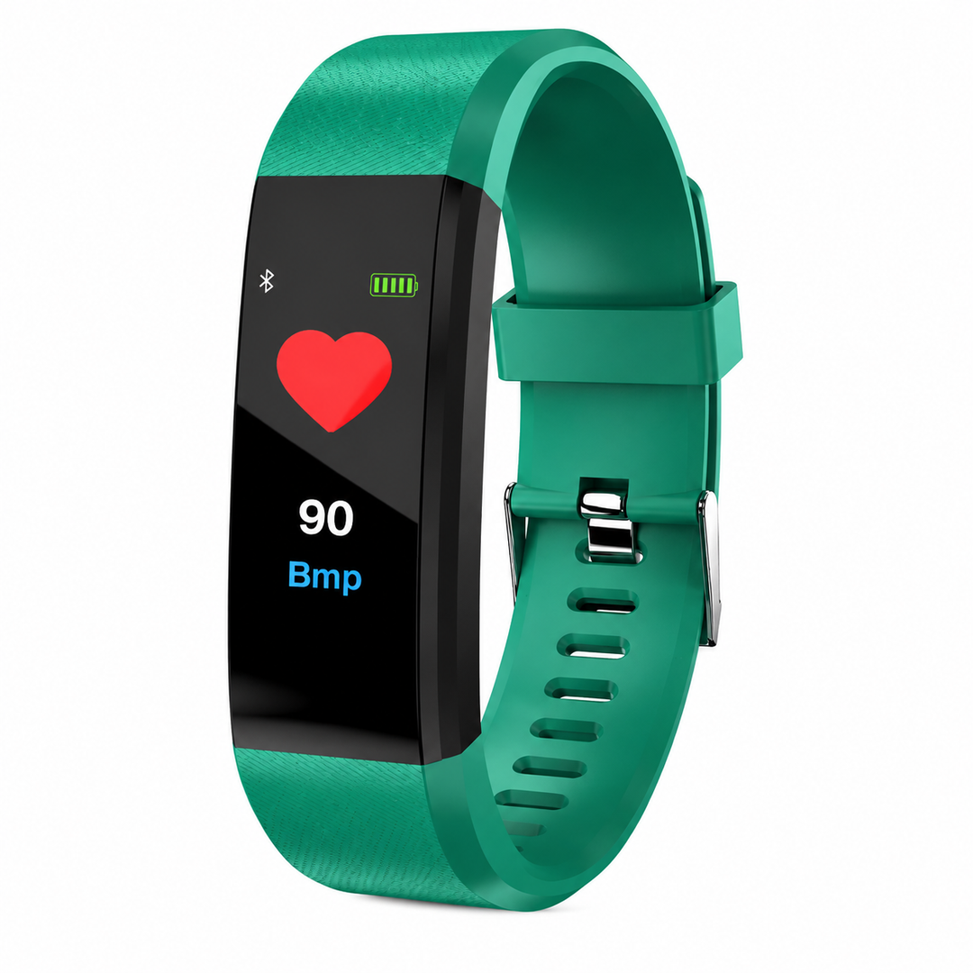 Premium Smart Fitness Tracker Heart Rate Blood Pressure Monitor Activity Sleep Tracker Bluetooth IPX7 Waterproof Call SMS Alert Wearable Watch