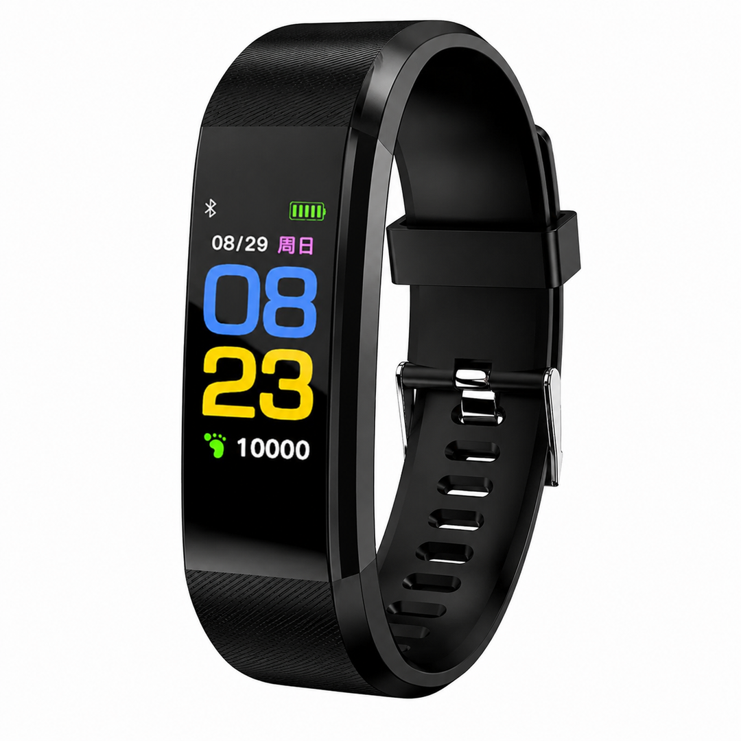 Premium Smart Fitness Tracker Heart Rate Blood Pressure Monitor Activity Sleep Tracker Bluetooth IPX7 Waterproof Call SMS Alert Wearable Watch