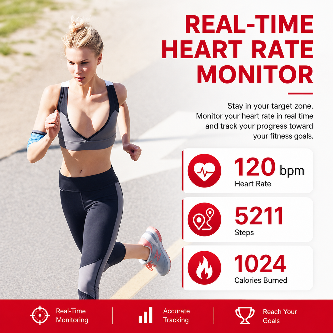 Premium Smart Wristband Fitness Tracker Heart Rate Body Temperature Monitor Sleep Tracker IP67 Waterproof OLED Display Activity Tracker for Men Women