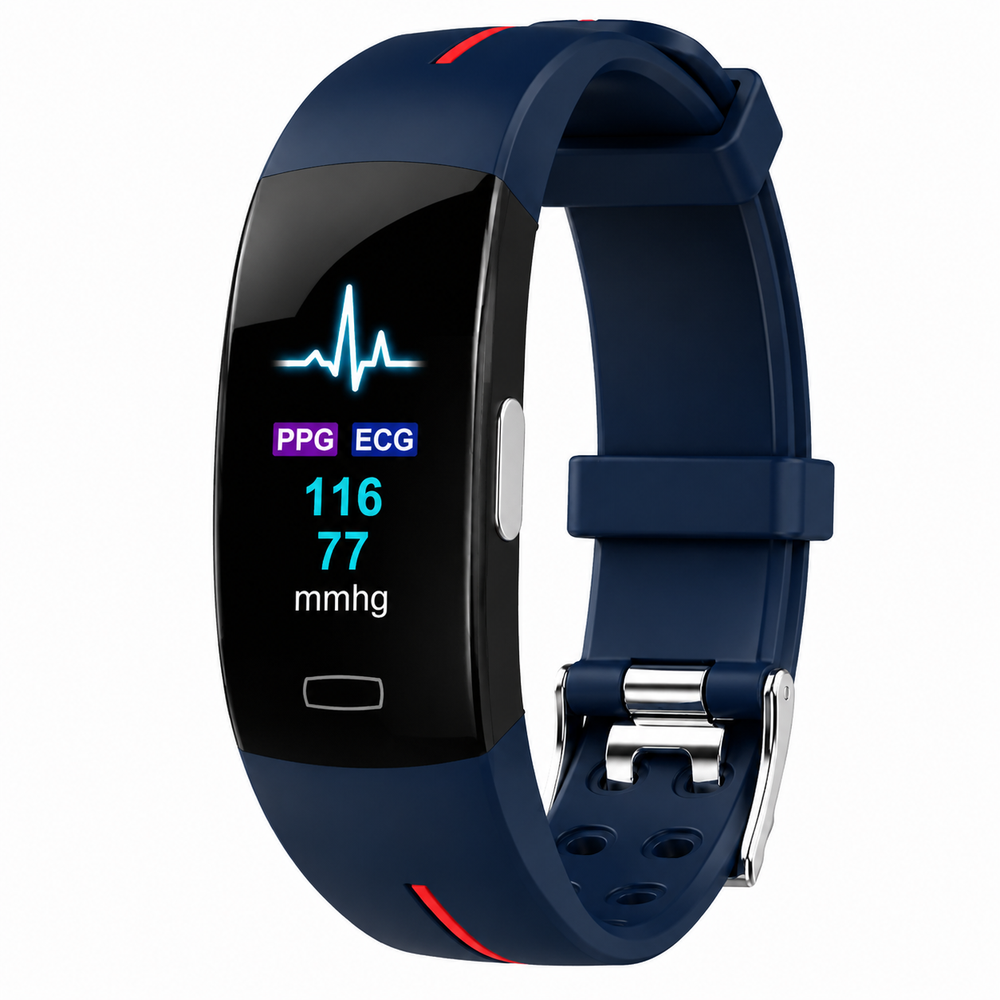 Premium Smart Wristband Fitness Tracker Heart Rate Body Temperature Monitor Sleep Tracker IP67 Waterproof OLED Display Activity Tracker for Men Women