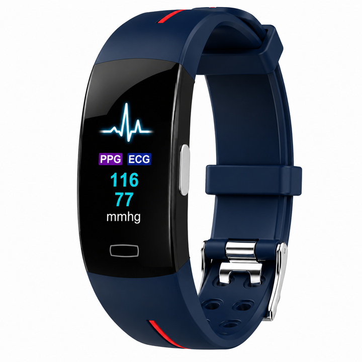 Premium Smart Wristband Fitness Tracker Heart Rate Body Temperature Monitor Sleep Tracker IP67 Waterproof OLED Display Activity Tracker for Men Women