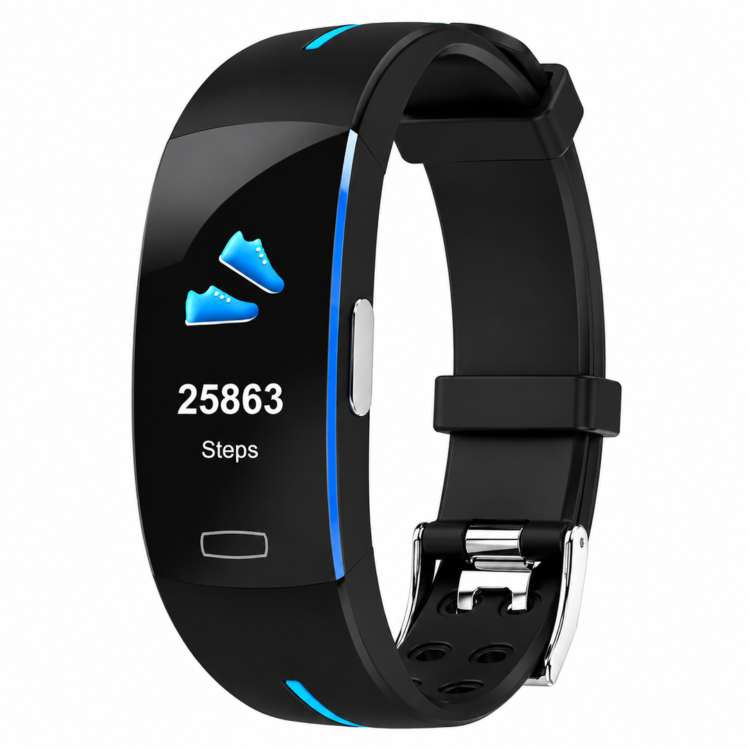 Premium Smart Wristband Fitness Tracker Heart Rate Body Temperature Monitor Sleep Tracker IP67 Waterproof OLED Display Activity Tracker for Men Women