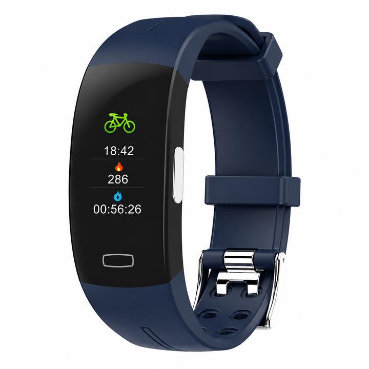 Premium Smart Wristband Fitness Tracker Heart Rate Body Temperature Monitor Sleep Tracker IP67 Waterproof OLED Display Activity Tracker for Men Women