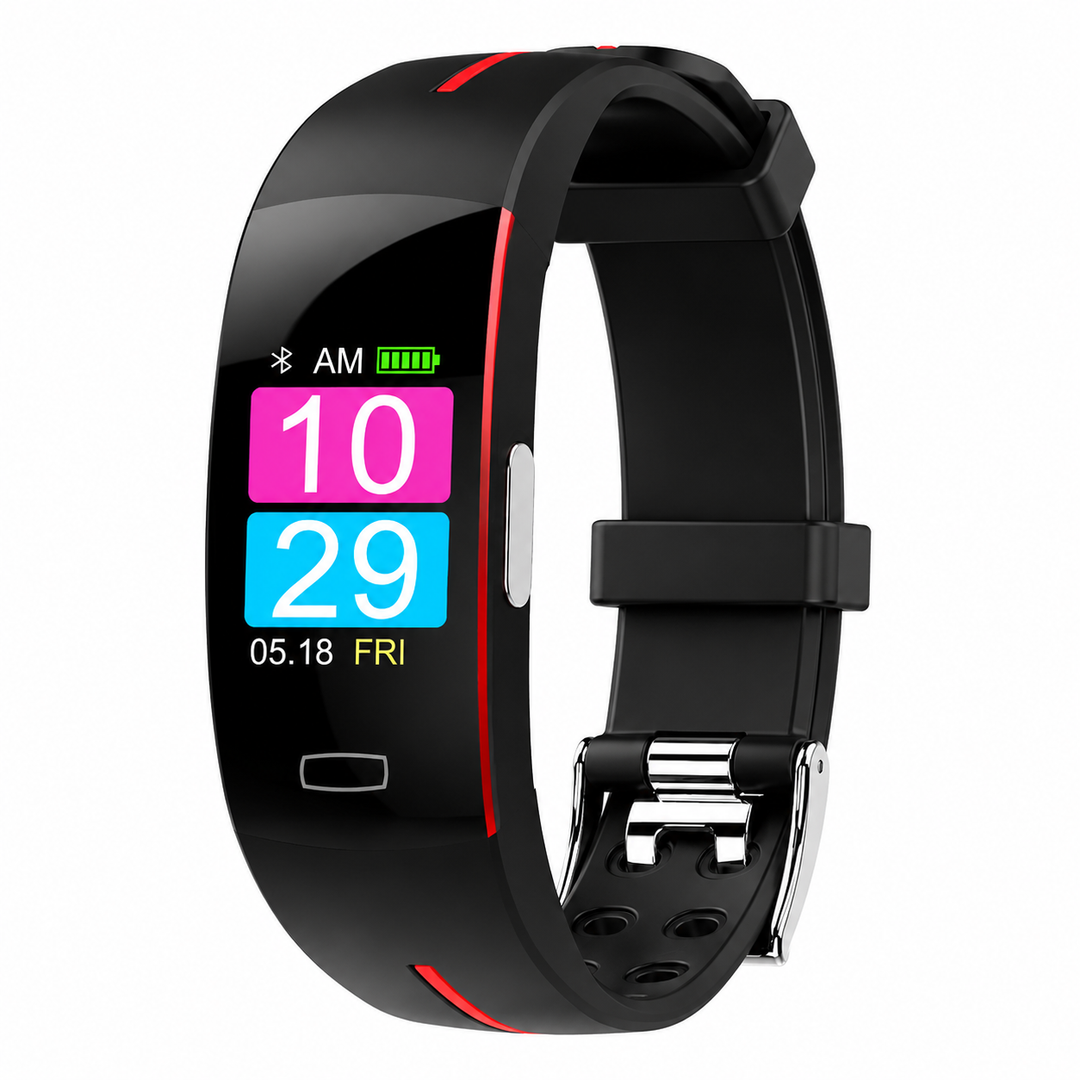 Premium Smart Wristband Fitness Tracker Heart Rate Body Temperature Monitor Sleep Tracker IP67 Waterproof OLED Display Activity Tracker for Men Women