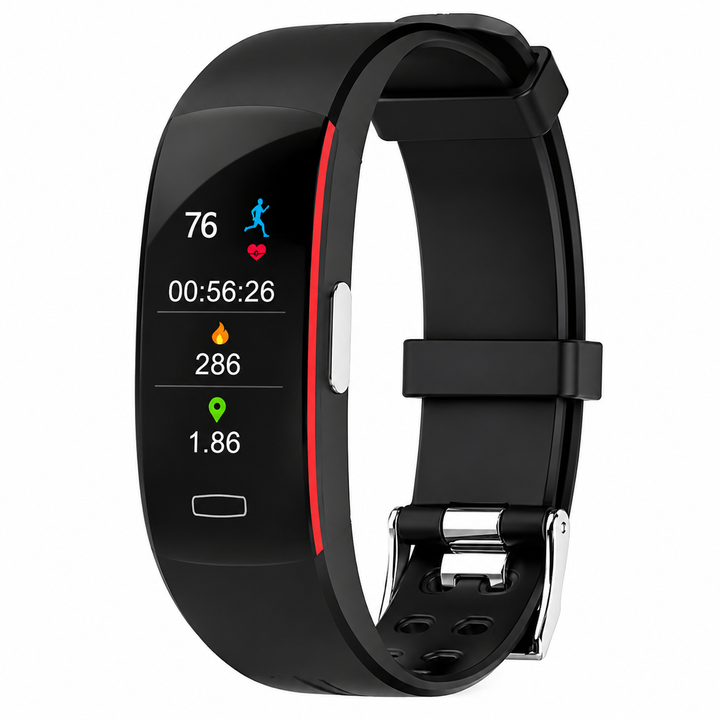 Premium Smart Wristband Fitness Tracker Heart Rate Body Temperature Monitor Sleep Tracker IP67 Waterproof OLED Display Activity Tracker for Men Women