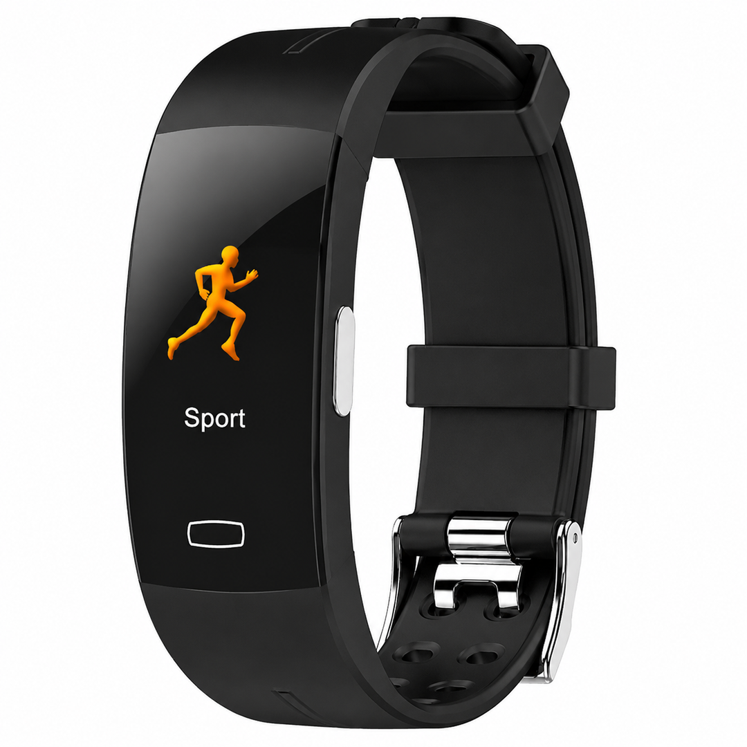 Premium Smart Wristband Fitness Tracker Heart Rate Body Temperature Monitor Sleep Tracker IP67 Waterproof OLED Display Activity Tracker for Men Women