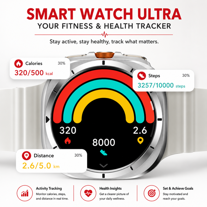 Premium Smartwatch 1.43" AMOLED Display Bluetooth Calling IP68 Waterproof Fitness Tracker Heart Rate SpO2 NFC Multi Sport Modes Compass Voice Assistant Smart Watch Men Women