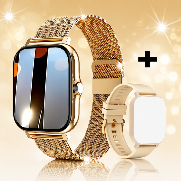 Premium Smartwatch 1.44 Inch Full Touch Bluetooth Calling IP67 Fitness Tracker Heart Rate Monitor Activity Tracker iOS Android Custom Dial Watch