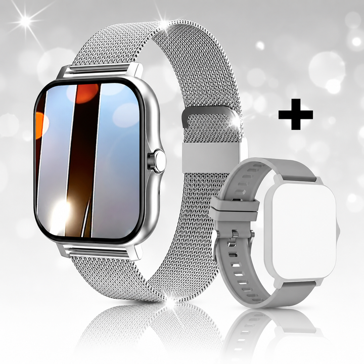 Premium Smartwatch 1.44 Inch Full Touch Bluetooth Calling IP67 Fitness Tracker Heart Rate Monitor Activity Tracker iOS Android Custom Dial Watch