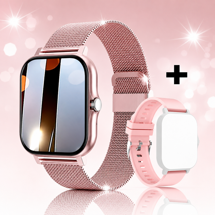 Premium Smartwatch 1.44 Inch Full Touch Bluetooth Calling IP67 Fitness Tracker Heart Rate Monitor Activity Tracker iOS Android Custom Dial Watch
