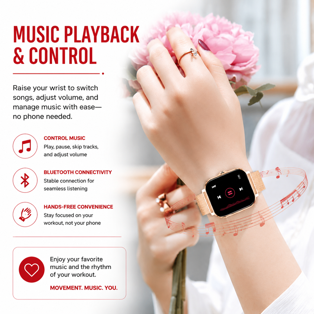 Premium Smartwatch Android OS 1.44" Full Touch Color Screen Bluetooth Calling Custom Dial Fitness Tracker Smart Watch for Men Women IP67 Water Resistant