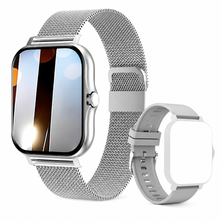 Premium Smartwatch Android OS 1.44" Full Touch Color Screen Bluetooth Calling Custom Dial Fitness Tracker Smart Watch for Men Women IP67 Water Resistant