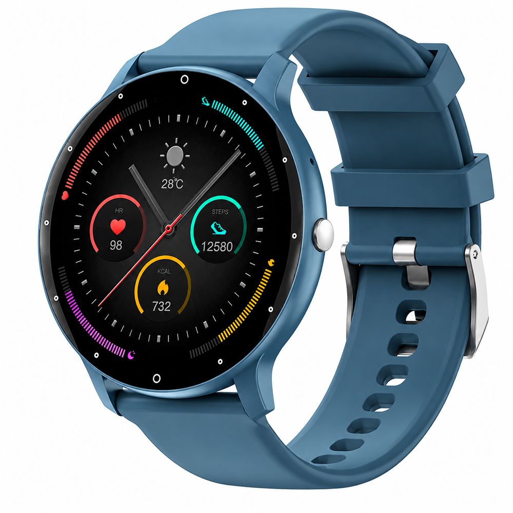 Premium Smartwatch with Bluetooth Calling Heart Rate Sleep Monitor 1.39 Inch HD Display IP67 Waterproof Fitness Tracker Android iOS Compatible Smart Watch
