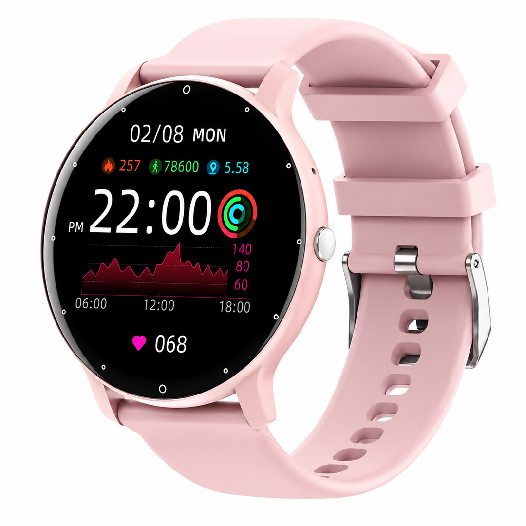 Premium Smartwatch with Bluetooth Calling Heart Rate Sleep Monitor 1.39 Inch HD Display IP67 Waterproof Fitness Tracker Android iOS Compatible Smart Watch