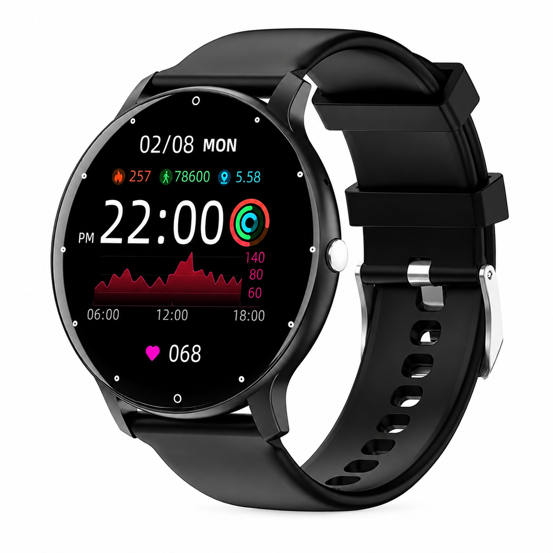 Premium Smartwatch with Bluetooth Calling Heart Rate Sleep Monitor 1.39 Inch HD Display IP67 Waterproof Fitness Tracker Android iOS Compatible Smart Watch