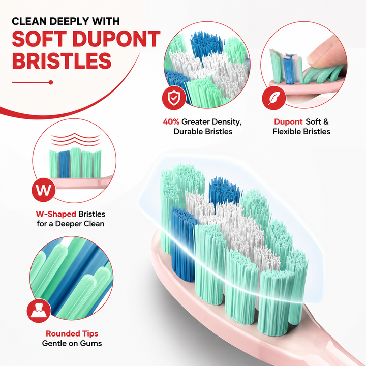 Premium Sonic Electric Toothbrush 37200 VPM Deep Clean 5 Modes 12 Brush Heads 30 Day Battery IPX7 Waterproof Rechargeable Dental Care Whitening Brush