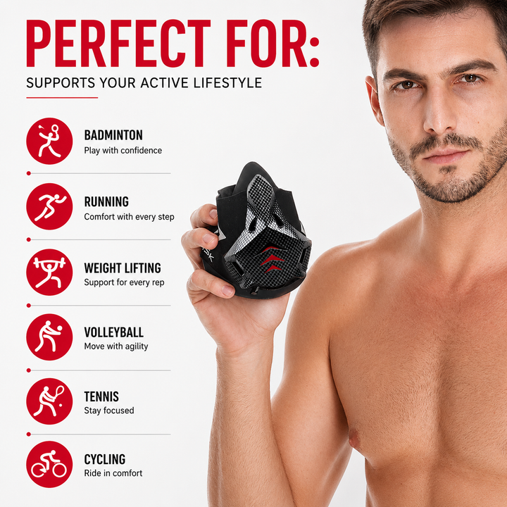 Premium Sports Mask Running Cycling Gym Training Mask Air Filtration Dust Protection Adjustable Fit High Altitude Fitness Workout Breathing Mask