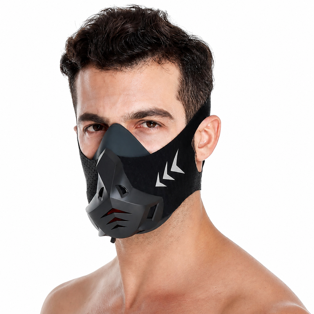 Premium Sports Mask Running Cycling Gym Training Mask Air Filtration Dust Protection Adjustable Fit High Altitude Fitness Workout Breathing Mask