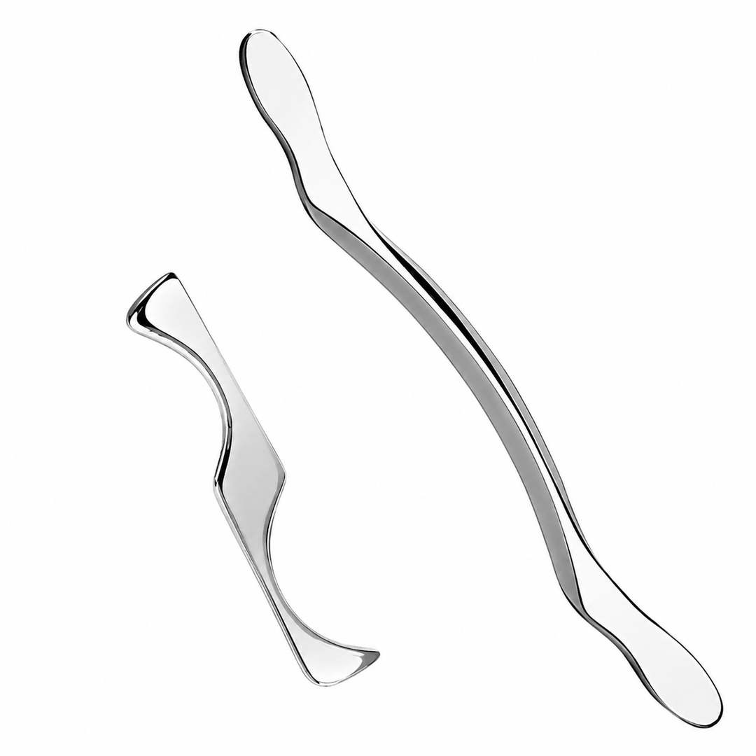 Premium Stainless Steel Gua Sha Massage Tool Set IASTM Body Scraper Myofascial Release Tool Muscle Pain Relief Deep Tissue Massage Scraping Tool