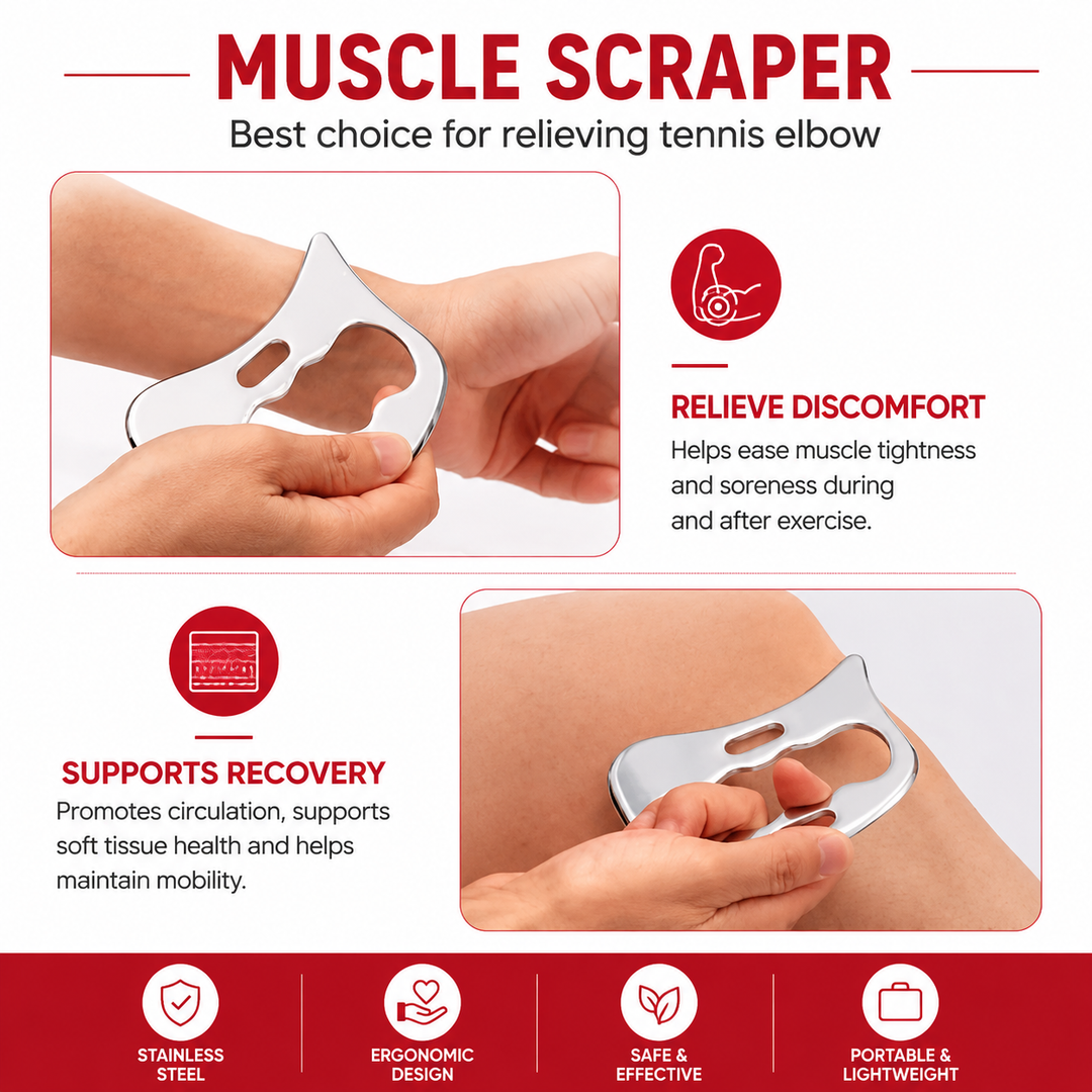 Premium Stainless Steel Gua Sha Tool IASTM Scraper Body Massager Deep Tissue Ergonomic Manual Massage Tool Set 1 2 4 5 7 Pieces Portable Body Recovery Device