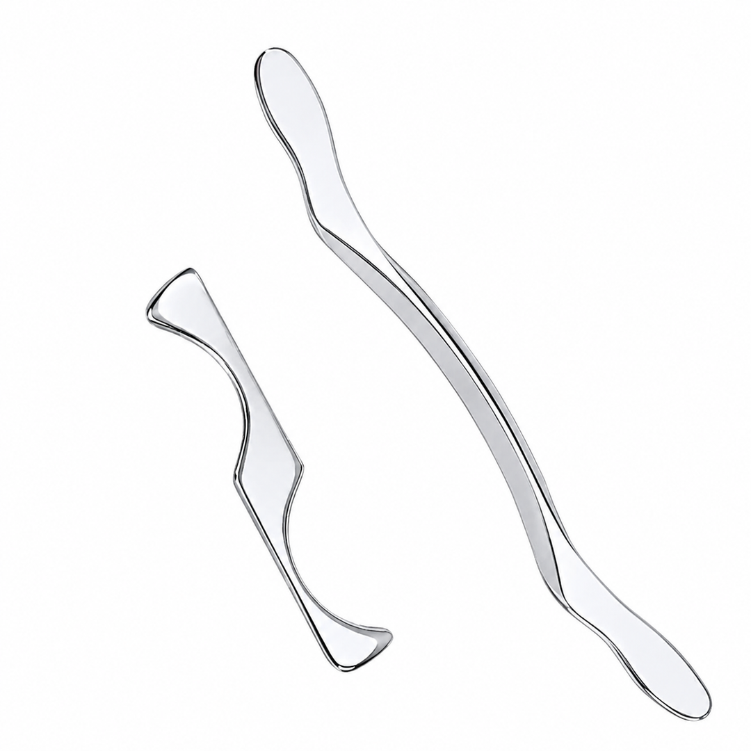 Premium Stainless Steel Gua Sha Tool IASTM Scraper Body Massager Deep Tissue Ergonomic Manual Massage Tool Set 1 2 4 5 7 Pieces Portable Body Recovery Device