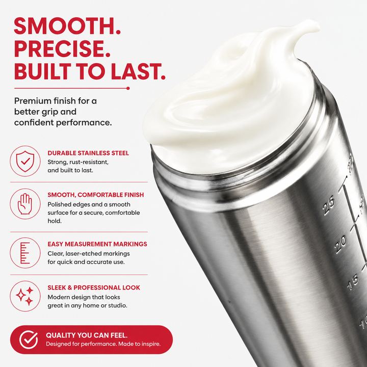 Premium Stainless Steel Shaker Bottle 500ML 750ML Protein Mixer Leak Proof Gym Fitness Cup Steel Ball Smooth Mixing Sports Drink Bottle Portable Daily Use