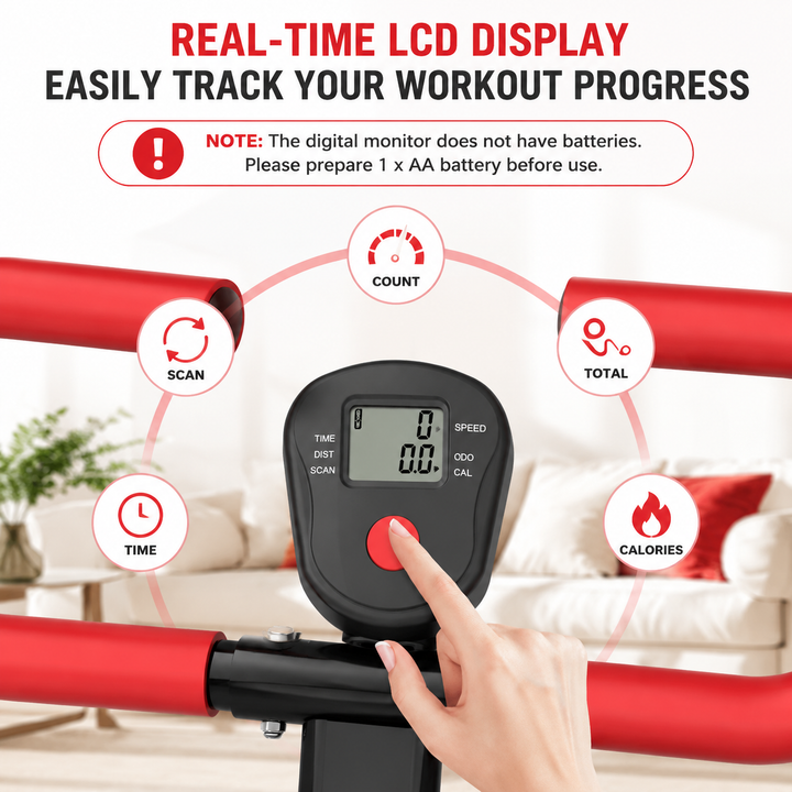 Premium Stair Stepper for Home Folding Vertical Climber Workout Machine Full Body Cardio Strength Training Adjustable Resistance Space Saving Design