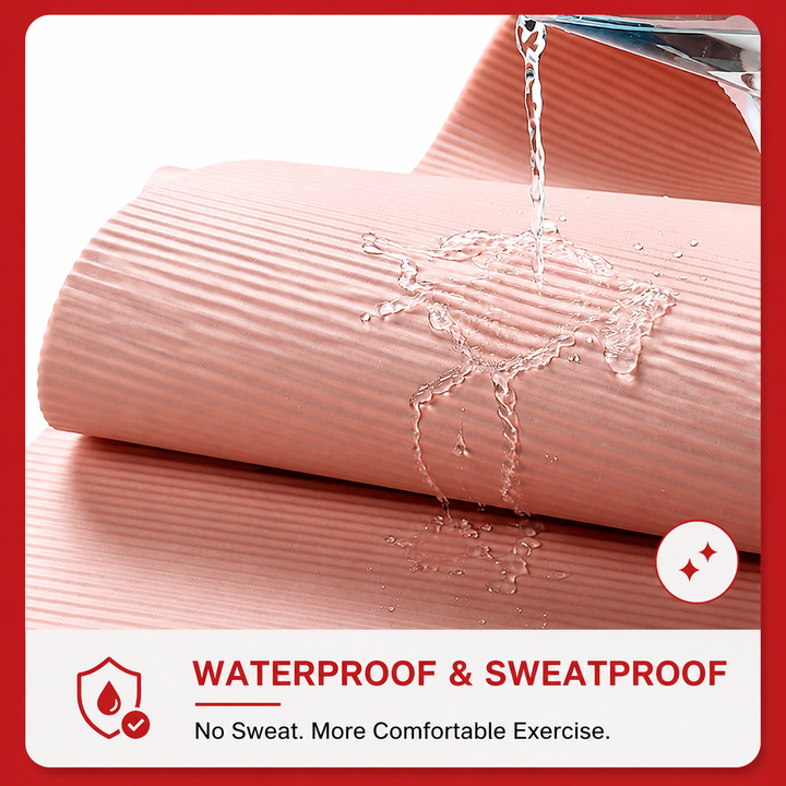 Premium Super Long Yoga Mat 2M Extra Large High Density 15mm Thick Exercise Mat Pilates Fitness Anti Skid Waterproof Workout Mat with Carry Bag