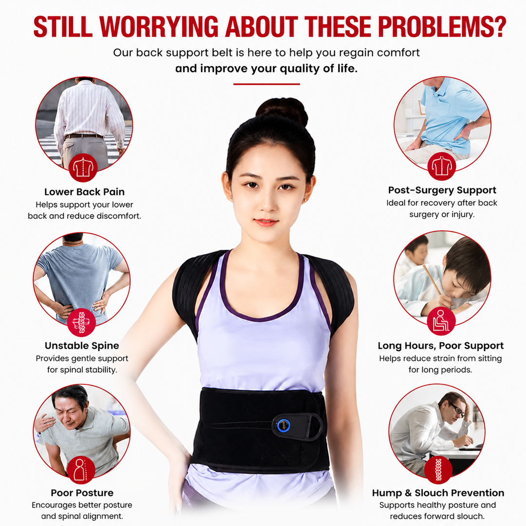 Premium TLSO Thoracic Full Back Brace Adjustable Spinal Support Kyphosis Osteoporosis Posture Correction Compression Fracture Recovery Brace S-L