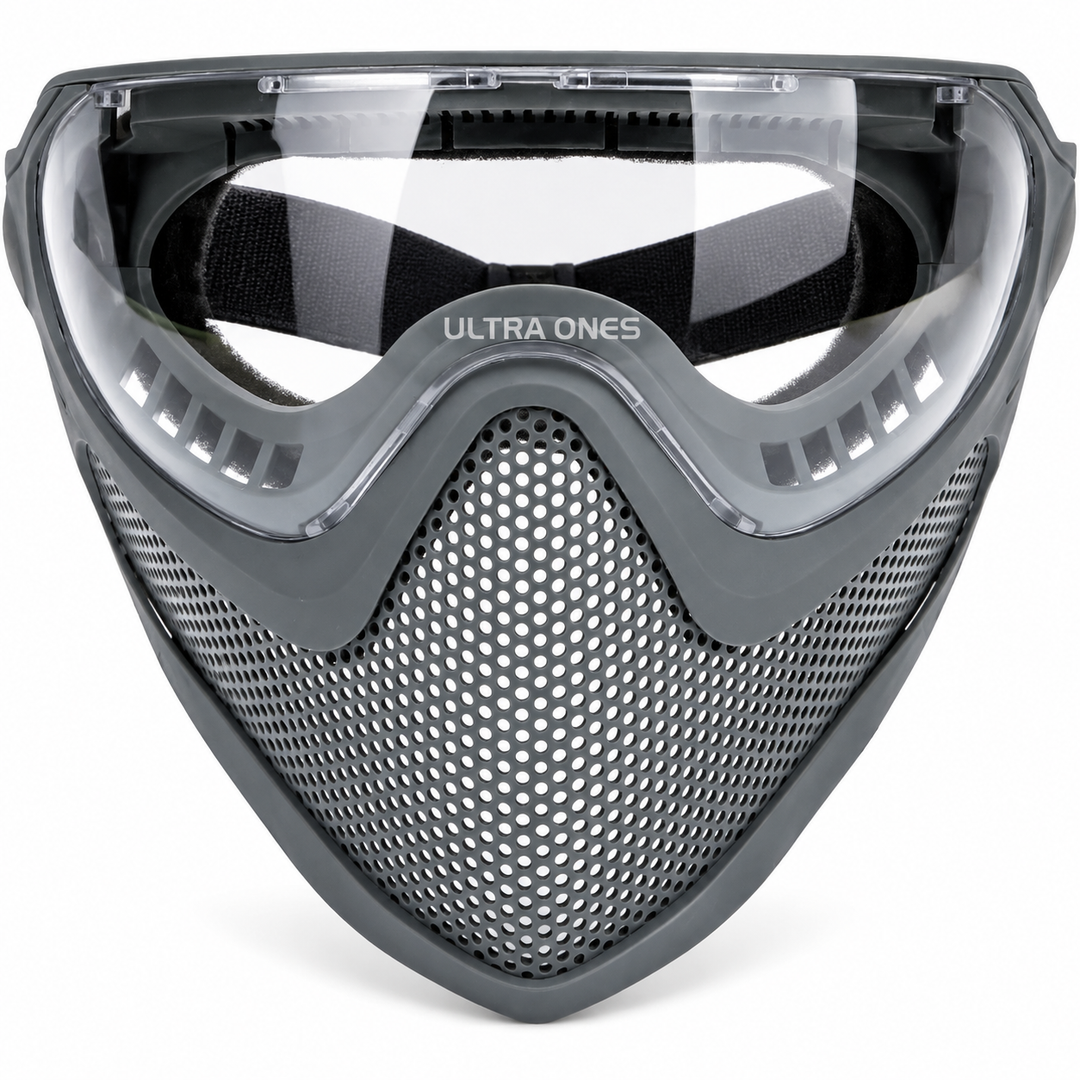 Premium Tactical FAST Helmet Half Face Mask Flip Goggles Airsoft Paintball Hunting Shooting Mask Helmet Rail Mount Protective Gear Accessory