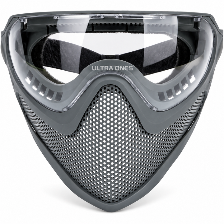 Premium Tactical FAST Helmet Half Face Mask Flip Goggles Airsoft Paintball Hunting Shooting Mask Helmet Rail Mount Protective Gear Accessory