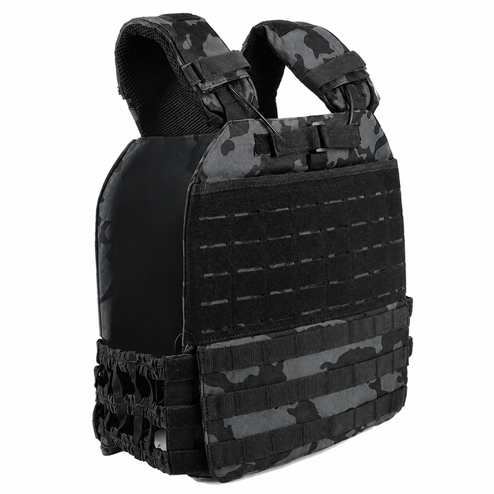 Premium Tactical Hunting Vest Camouflage 900D Weighted Plate Carrier Adjustable Fitness Combat Training Vest Outdoor Strength Endurance Gear Men