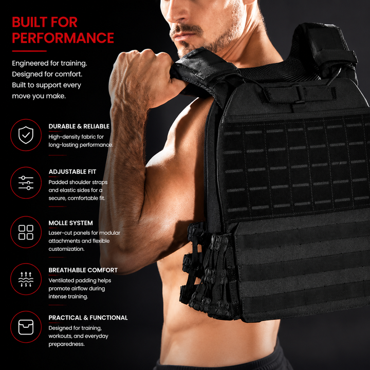 Premium Tactical Hunting Vest Camouflage 900D Weighted Plate Carrier Adjustable Fitness Combat Training Vest Outdoor Strength Endurance Gear Men