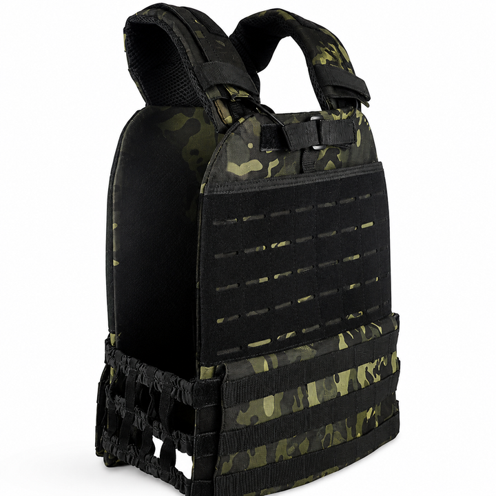 Premium Tactical Hunting Vest Camouflage 900D Weighted Plate Carrier Adjustable Fitness Combat Training Vest Outdoor Strength Endurance Gear Men