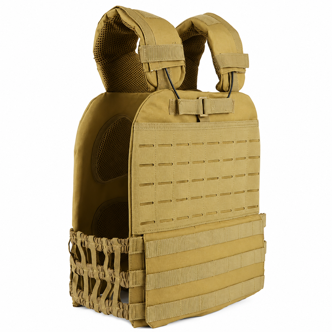 Premium Tactical Hunting Vest Camouflage 900D Weighted Plate Carrier Adjustable Fitness Combat Training Vest Outdoor Strength Endurance Gear Men